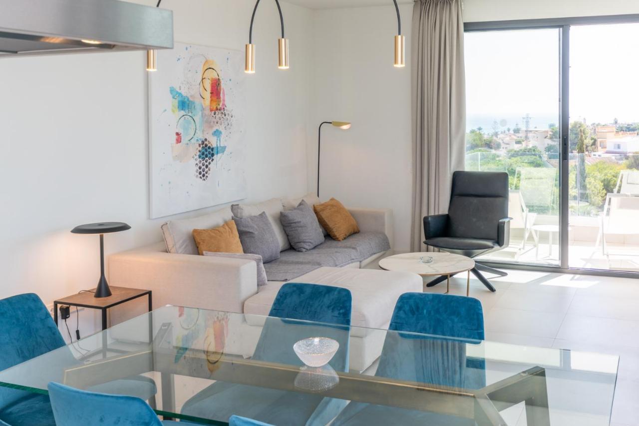 2Br Luxury - Santa Barbara Heights, Good Wifi & Ac Apartment La Cala De Mijas Luaran gambar